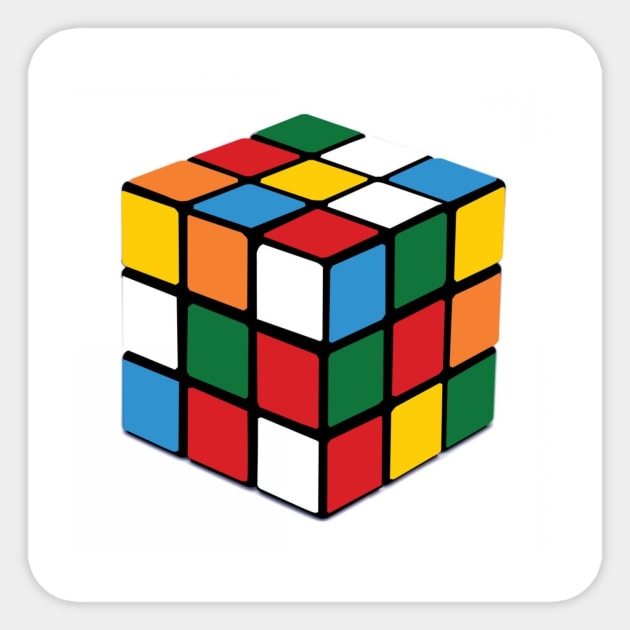 rubik's cube Sticker by PREMIUMSHOP